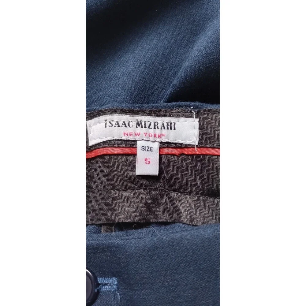 Isaac Mizrahi Boys 5 Slim Blue Tapered Leg Dress Pants, NWT